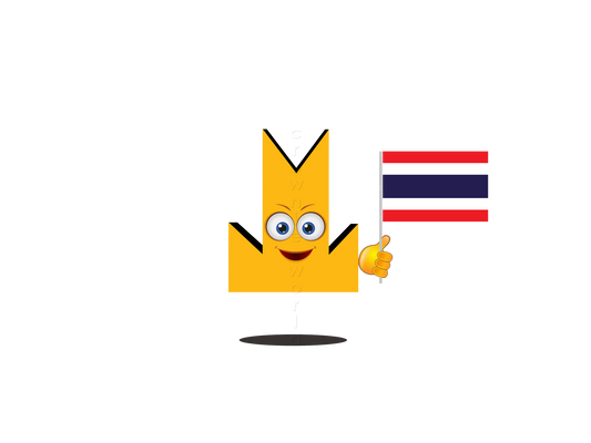 👑 Thailand Flag - Crown Emoji Lens 🇹🇭