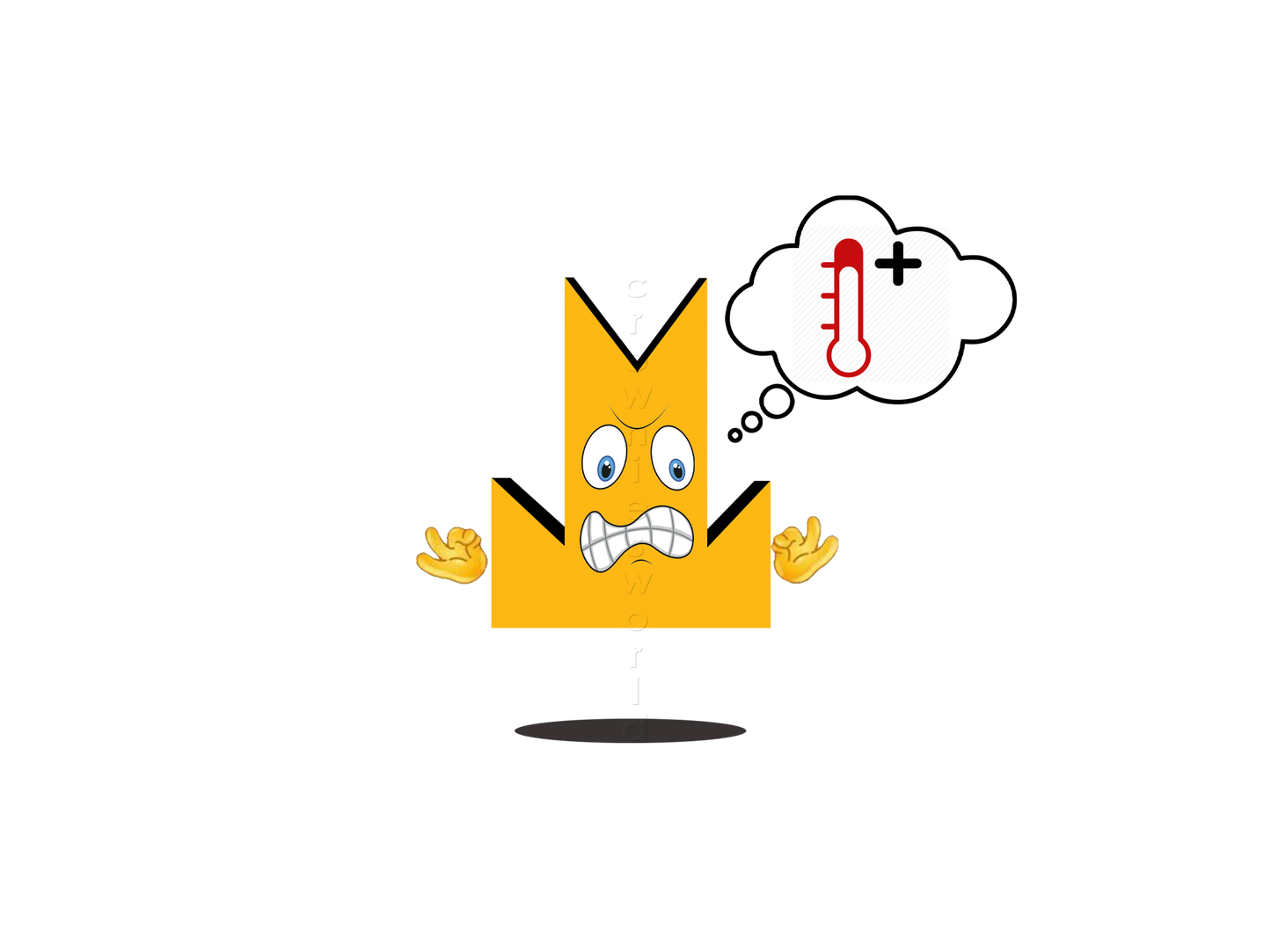 👑 Thermometer - Crown Emoji Lens 🌡️