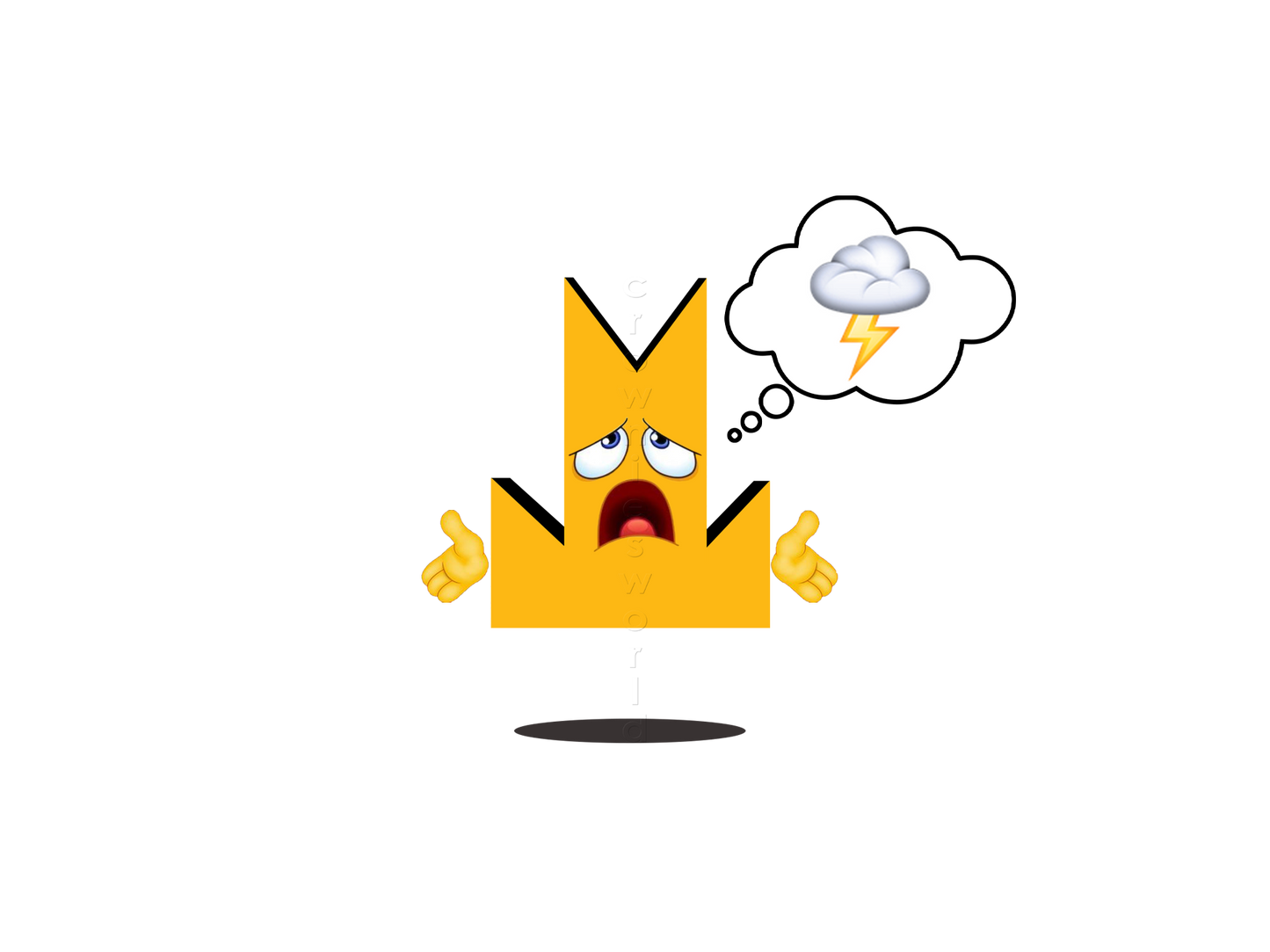 👑 Thundercloud - Crown Emoji Lens 🌩️