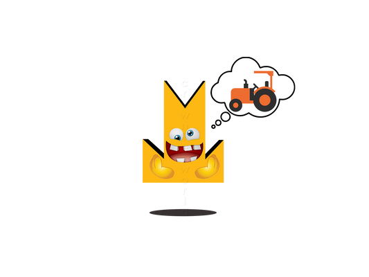 👑 Tractor - Crown Emoji Lens 🚜