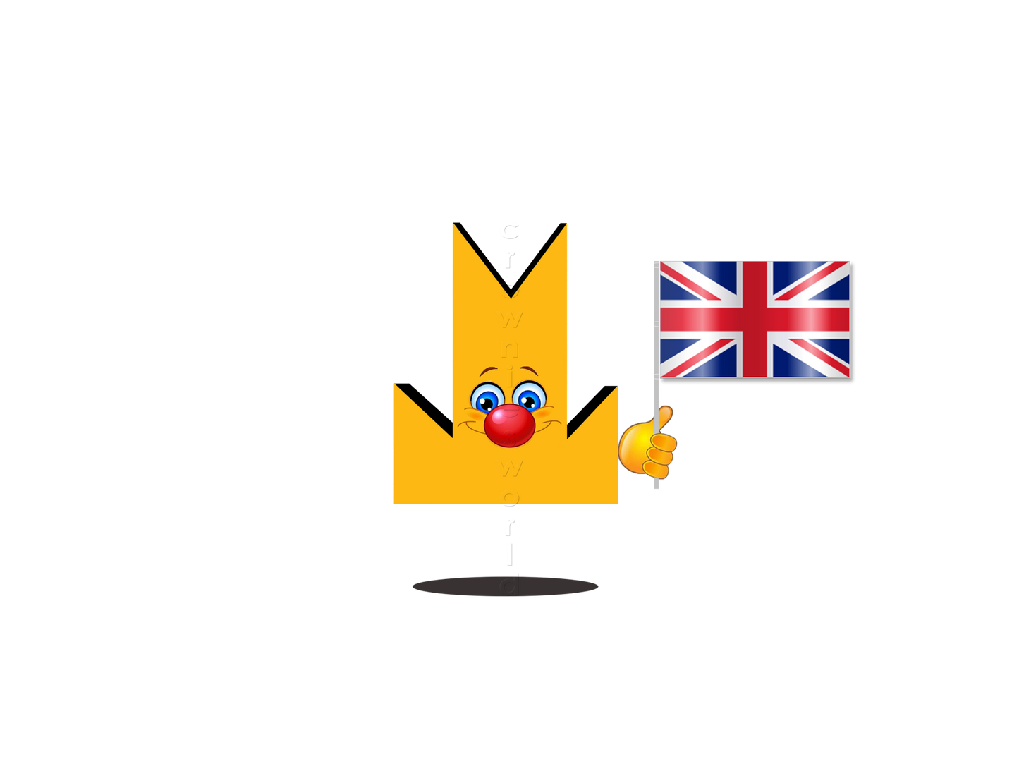 👑 United Kingdom Flag - Crown Emoji Lens 🇬🇧