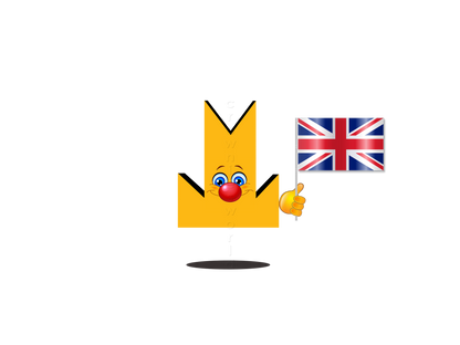 👑 United Kingdom Flag - Crown Emoji Lens 🇬🇧