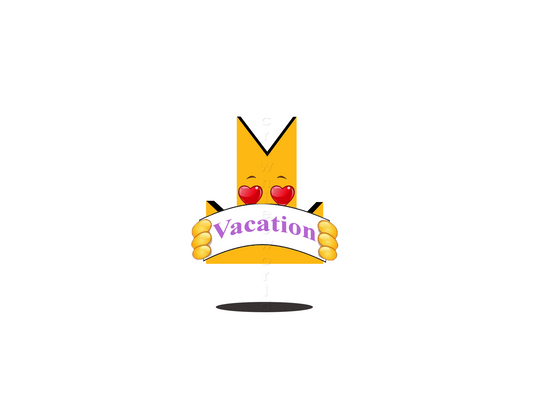 👑 Vacation - Crown Emoji Lens 🏖️