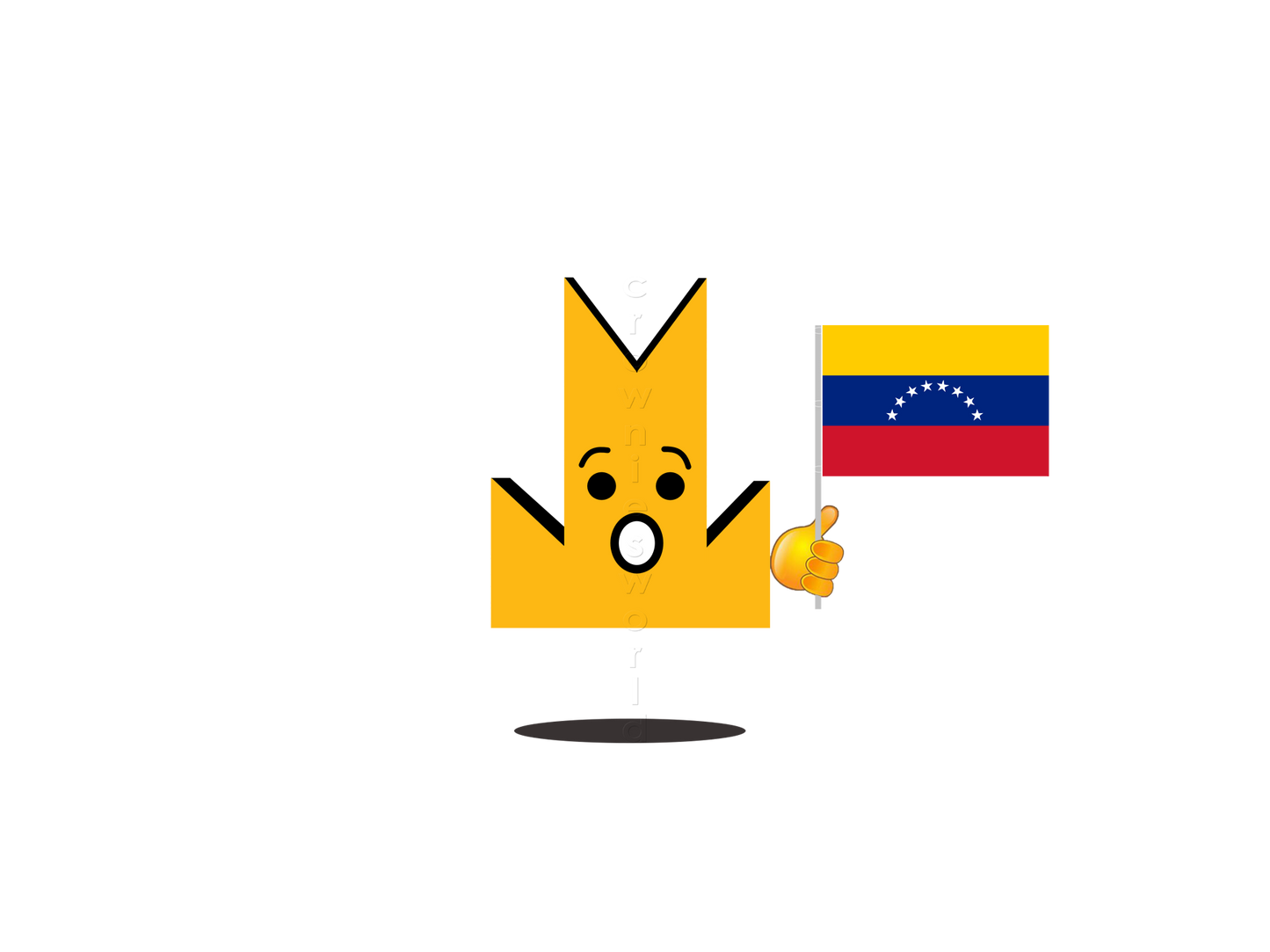 👑 Venezuela Flag - Crown Emoji Lens 🇻🇪