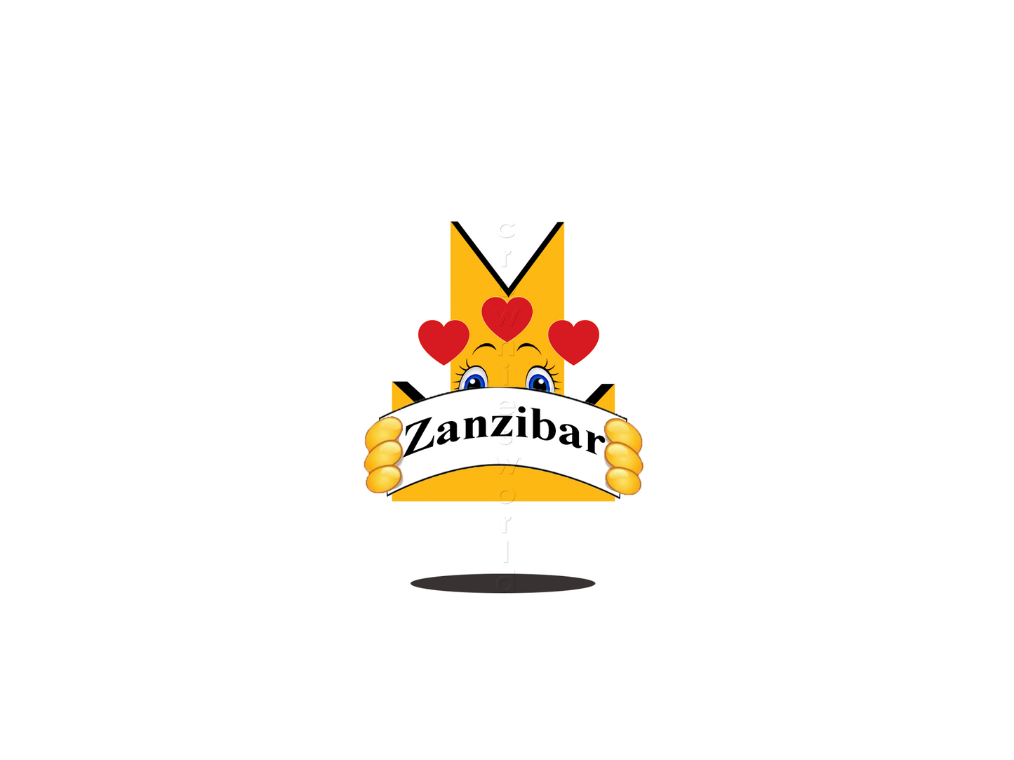 👑 Zanzibar - Crown Emoji Lens