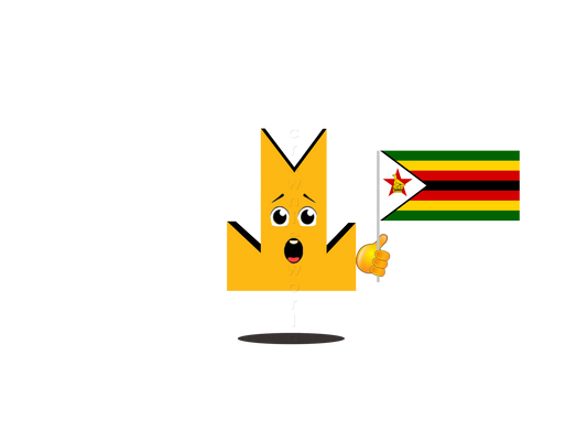 👑 Zimbabwe Flag - Crown Emoji Lens 🇿🇼