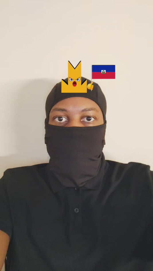 👑 Haiti Flag - Crown Emoji Lens 🇭🇹