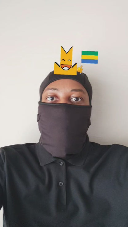 👑 Gabon Flag - Crown Emoji Lens 🇬🇦