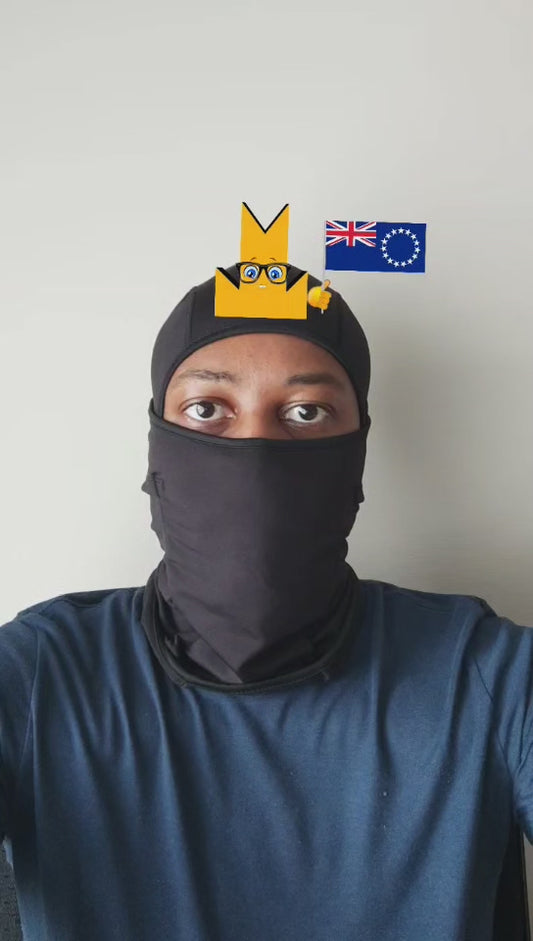 👑 Cook Islands Flag - Crown Emoji Lens 🇨🇰