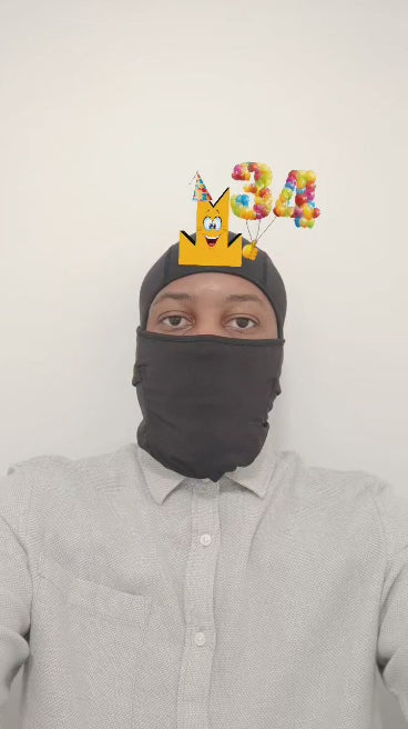 👑 34 Years Old - Crown Emoji Lens 🎉