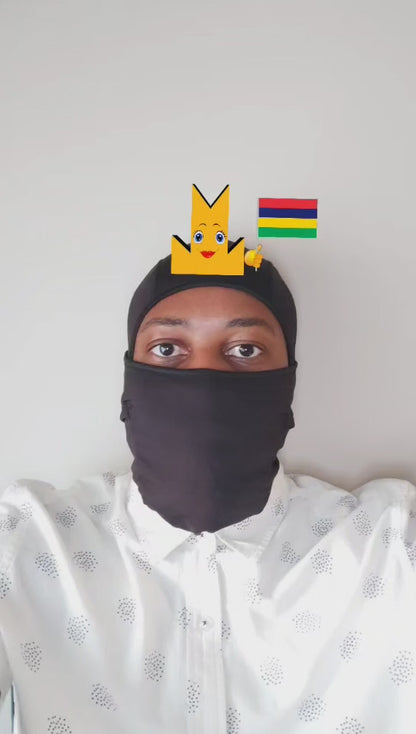 👑 Mauritius Flag - Crown Emoji Lens 🇲🇺