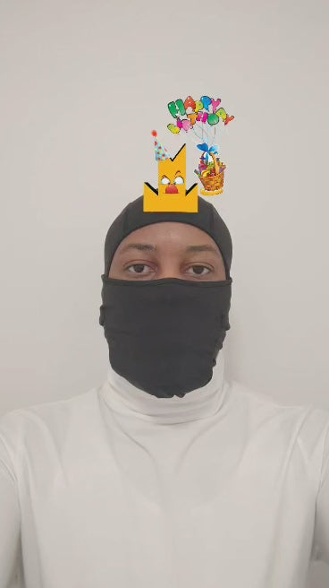 👑 Happy Birthday - Crown Emoji Lens 🥳