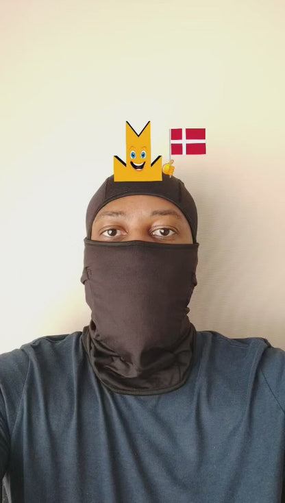 👑 Denmark Flag - Crown Emoji Lens 🇩🇰