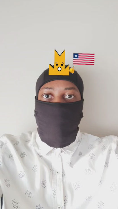 👑 Liberia Flag - Crown Emoji Lens 🇱🇷