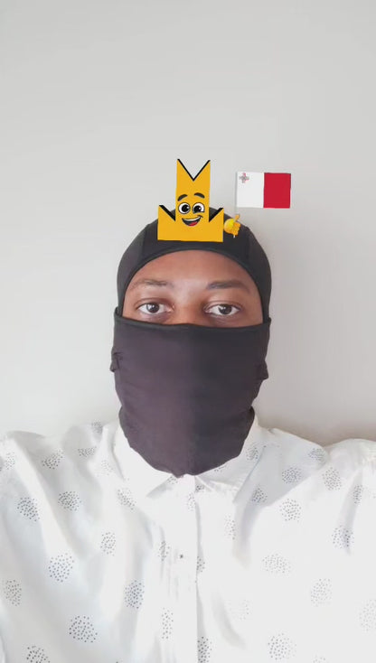 👑 Malta Flag - Crown Emoji Lens 🇲🇹