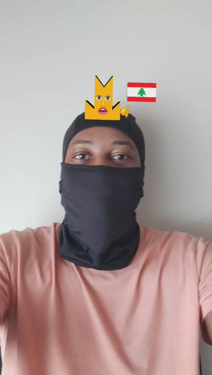 👑 Lebanon Flag - Crown Emoji Lens 🇱🇧