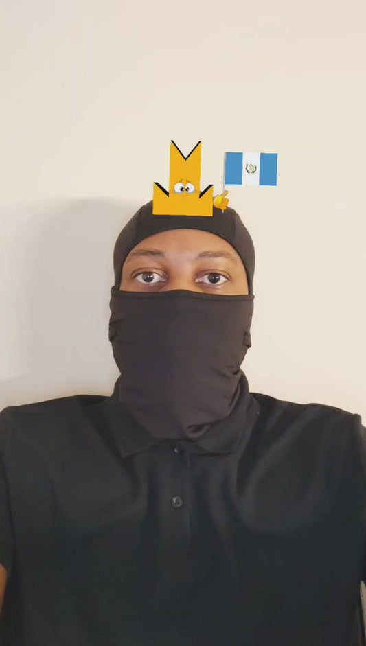 👑 Guatemala Flag - Crown Emoji Lens 🇬🇹