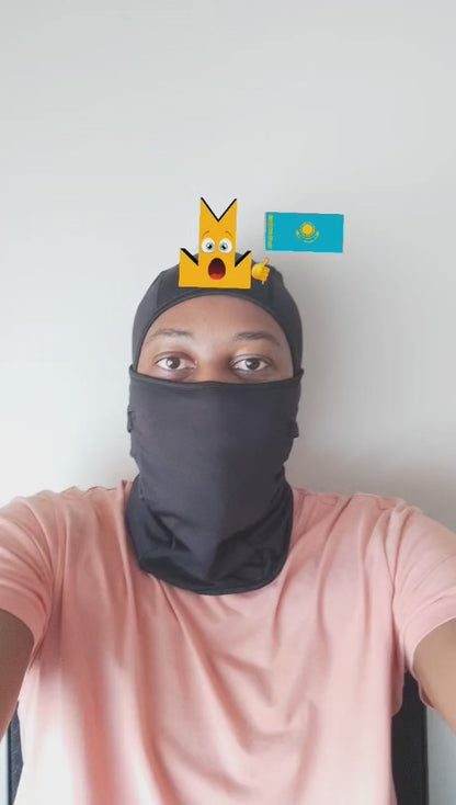 👑 Kazakhstan Flag - Crown Emoji Lens 🇰🇿