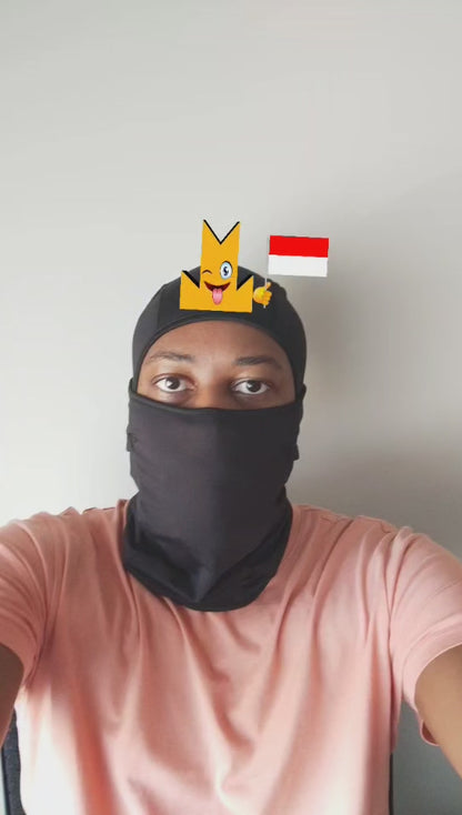 👑 Indonesia Flag - Crown Emoji Lens 🇮🇩