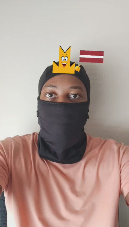 👑 Latvia Flag - Crown Emoji Lens 🇱🇻