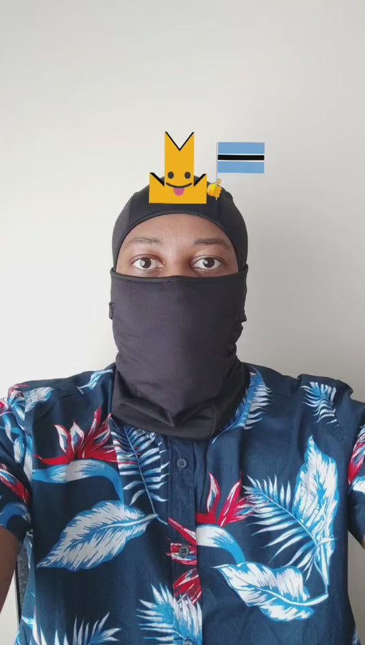 👑 Botswana Flag - Crown Emoji Lens 🇧🇼