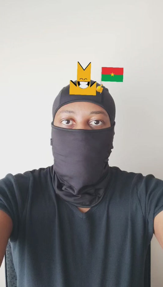 👑 Burkina Faso Flag - Crown Emoji Lens 🇧🇫