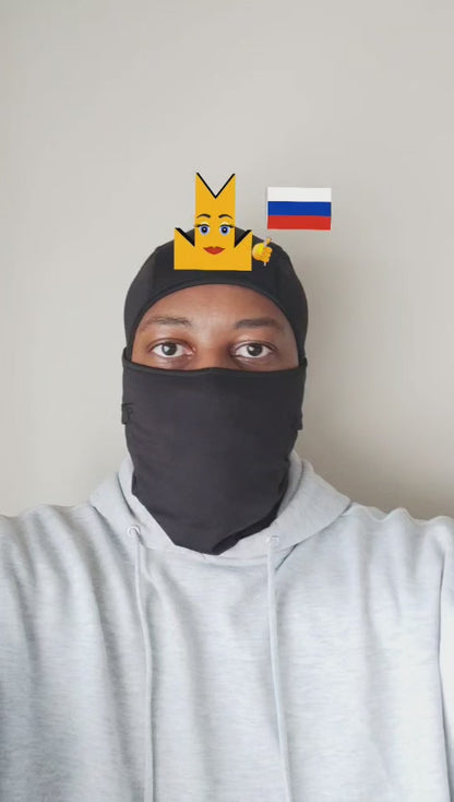 👑 Russia Flag - Crown Emoji Lens 🇷🇺