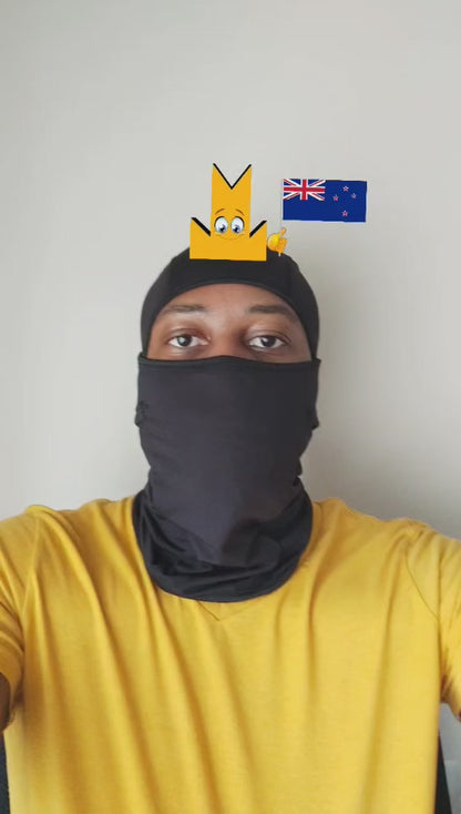 👑 New Zealand Flag - Crown Emoji Lens 🇳🇿