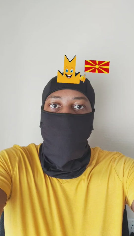 👑 North Macedonia Flag - Crown Emoji Lens 🇲🇰