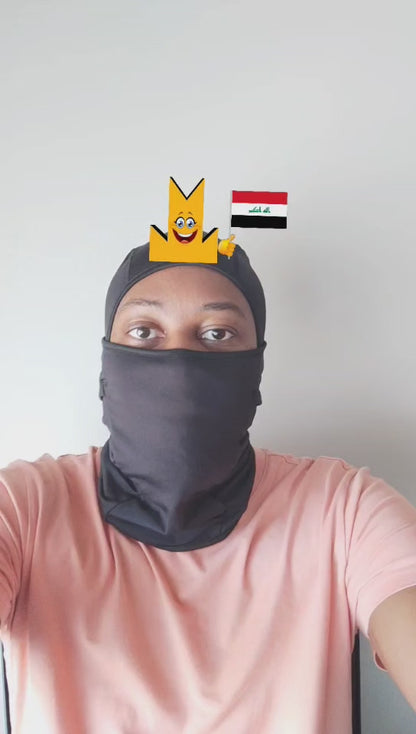 👑 Iraq Flag - Crown Emoji Lens 🇮🇶