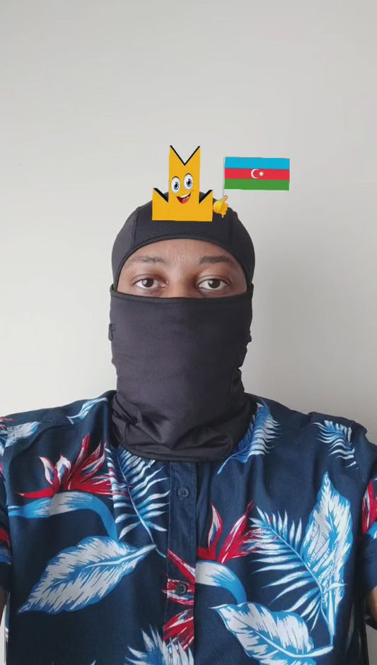 👑 Azerbaijan Flag - Crown Emoji Lens 🇦🇿