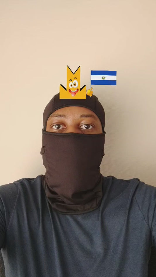 👑 El Salvador Flag - Crown Emoji Lens 🇸🇻