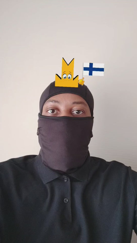 👑 Finland Flag - Crown Emoji Lens 🇫🇮