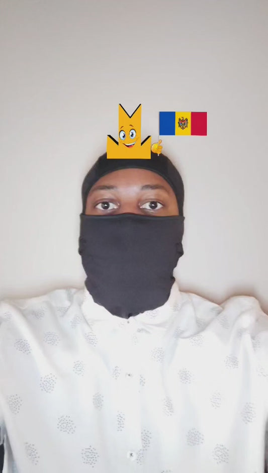 👑 Moldova Flag - Crown Emoji Lens 🇲🇩