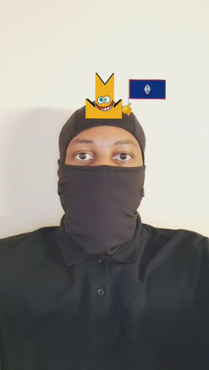 👑 Guam Flag - Crown Emoji Lens 🇬🇺