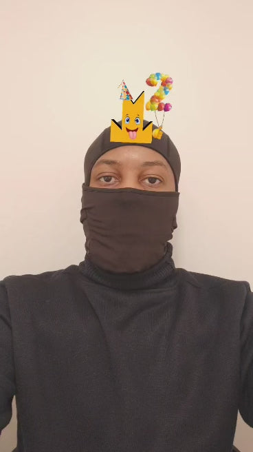 👑 2 Years Old - Crown Emoji Lens 🎉