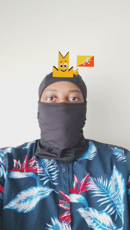 👑 Bhutan Flag - Crown Emoji Lens 🇧🇹