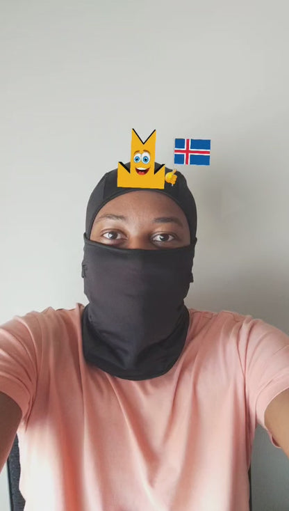 👑 Iceland Flag - Crown Emoji Lens 🇮🇸